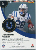 Jonathan Taylor 2024 Panini Player Of The Day Red Parallel Card #30 61/99