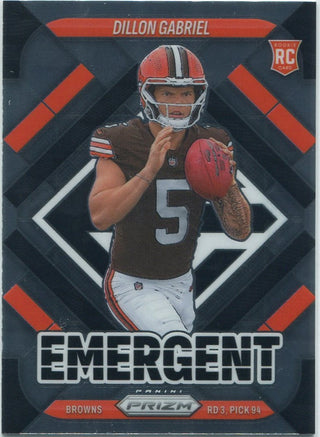 Dillon Gabriel 2025 Panini Prizm Emergent RC #18