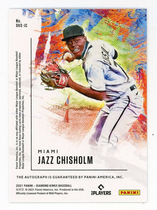 Jazz Chisholm 2021 Panini Diamond King Autograph Issue #DKS-JC Card 07/50