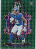 Malik Nabers 2024 Panini Mosaic Green Prizm RC #306