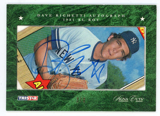 Dave Righetti Autographed 2008 Tristar Signa Cuts