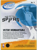 Victor Wembanyama 2023 - 2024 Panini Hoops Premium Stock Attack The Rack RC #3