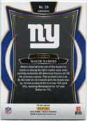 Malik Nabers 2024 Panini Select Concourse Orange & Black Shock Prizm RC #29