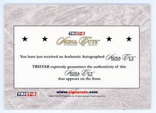 Dave Righetti Autographed 2008 Tristar Signa Cuts