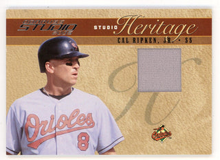 Cal Ripkin Jr 2005 Donruss Studio Heritage Patch Relic #SH-11