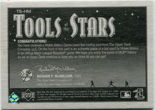 Hideki Matsui 2004 Upper Deck Play Ball Tools Of The Stars Bat Relic #TS-HM