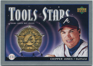 Chipper Jones 2004 Upper Deck Play Ball Tools Of The Stars Bat Relic #TS-CJ