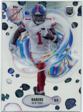 Malik Nabers 2025 Topps Signature Class Fluidity Acetate RC #F-7
