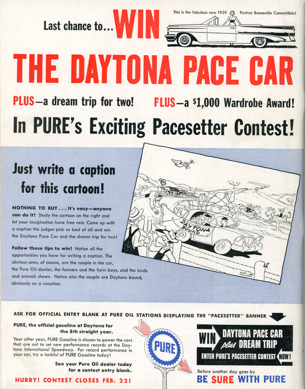 First Annual Daytona 500 Original Program