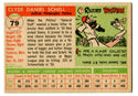 Danny Schell 1955 Topps #79 Card