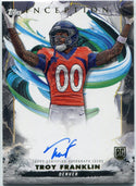 Troy Franklin 2024 Topps Inception Autographed RC #RA-TF