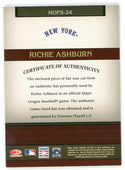 Richie Ashburn 2005 Donruss Greats HOF Souvenirs Bat Relic #HOFS-24