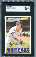 Hoyt Wilhelm 1967 Topps #422 SGC 5 Card