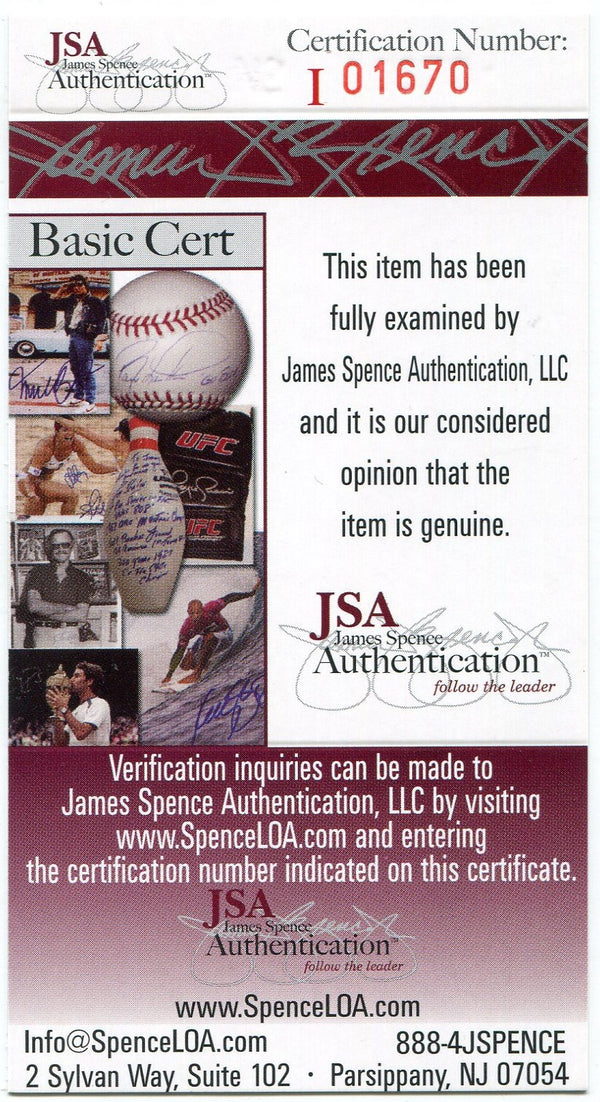 Gary Carter Autographed 8x10 Baseball Photo (JSA)