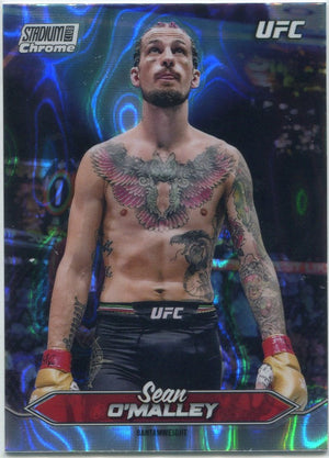 Sean O'Malley 2025 Topps Stadium Club Chrome Lava Refractor Card #C-20