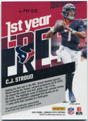 CJ Stroud 2023 Panini Donruss Optic 1st Year Fresh Jersey Blue Hyper Prizm RC #FYF-CJS