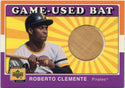 Roberto Clemente 2001 Upper Deck Game Used Bat Relic Card #B-RC