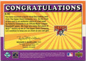 Roberto Clemente 2001 Upper Deck Game Used Bat Relic Card #B-RC