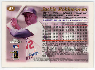 Jackie Robinson 1997 Topps Chrome #42