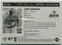 Lance Berkman 2004 Upper Deck Play Ball Apparel Collection Jersey Card #AC-LB