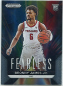 Bronny James Jr 2024 Panini Prizm Draft Picks Fearless RC #3