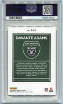 Davante Adams 2023 Panini Donruss Downtown Card #D-19 PSA Graded 9