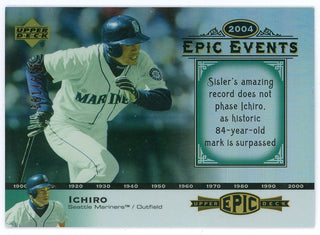 Ichiro Suzuki 2006 Upper Deck Epic Events #EE30