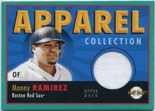 Manny Ramirez 2004 Upper Deck Play Ball Apparel Collection Jersey Card #AC-MR