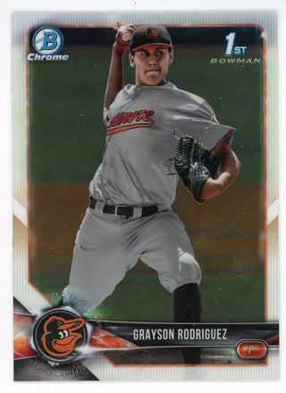 Grayson Rodriguez 2018 Topps Chrome Bowman Card #BDC-73