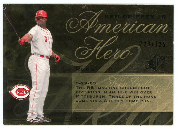 Ken Griffey 2008 Upper Deck SPX American Hero #KG87