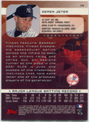 Derek Jeter 2002 Topps Finest Card #14