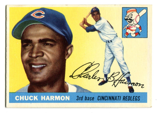 Chuck Harmon 1955 Topps #82 Card