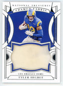 Tyler Higbee 2021 Panini National Treasures Patch Relic #FF-TYH