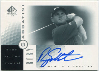 Rory Sabbatini 2001 Upper Deck SP Authentic Autographed Card #RS