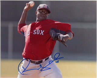 Ruby De La Rosa 98 MPH Autographed 8x10 Photo