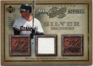 Will Clark 2006 Upper Deck Artifacts MLB Game-Used Apparel Jersey Card #MLB-WC 188/250