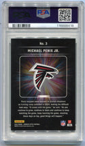 Michael Penix Jr. 2024 Panini Donruss Optic Light It Up RC #3 PSA Graded 10