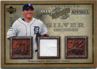 Magglio Ordonez 2006 Upper Deck Artifacts MLB Game-Used Apparel Jersey Card #MLB-OR 134/250