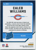Caleb Williams 2024 Panini Donruss Optic Rated Rookie Pink Prizm RC #201