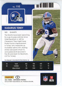 Kadarius Toney Autographed 2021 Panini Contenders Rookie Ticket Die Cut Card #110