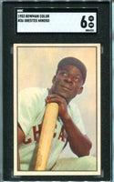 Orestes Minoso 1953 Bowman Color #36  SGC 6 Card