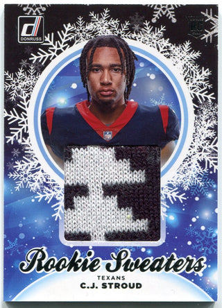 CJ Stroud 2023 Panini Donruss Rookie Sweaters Memorabilia RC #HS-CJS