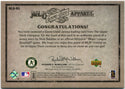 Nick Swisher 2006 Upper Deck Artifacts MLB Game-Used Apparel Jersey Card #MLB-NS 122/250