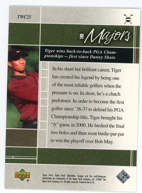 Tiger Woods 2001 Upper Deck The Majors #TWC25