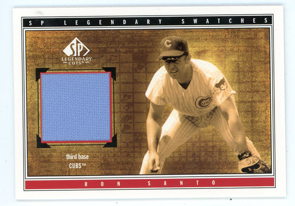 Ron Santo 2002 Upper Deck Legendary Swatches Patch Relic #S-RSa