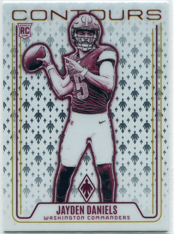 Jayden Daniels 2024 Panini Phoenix Contours RC #CON-JDS
