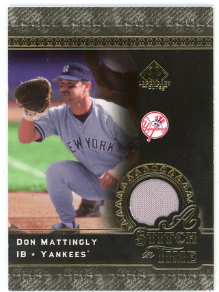 Don Mattingly 2007 Upper Deck A Stitch In Time Patch Relic #ST-DM