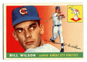 Bill Wilson 1955 Topps #86 Card