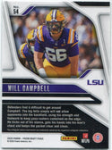 Will Campbell 2025 Panini Prizm Draft Picks RC #54