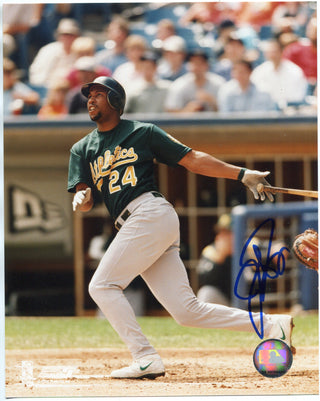 Jermaine Dye Autographed 8x10 Baseball Photo